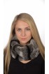 Rex Chinchilla Fur Neck Warmer